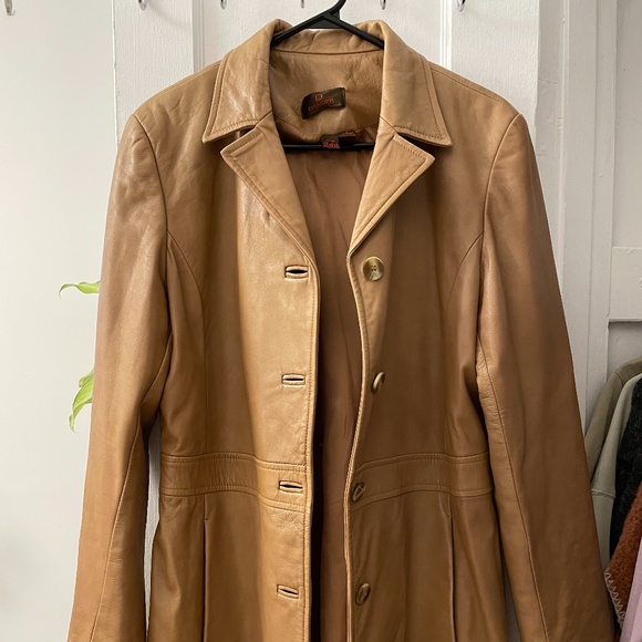 Danier Leather Brown Coat - Picture 1 of 7